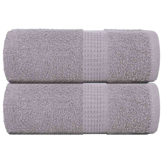 Gästetücher FROGN 2 Stk. Grau 30x50 cm 360 g/m²
