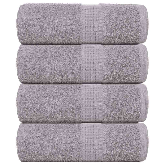 Gästetücher FROGN 4 Stk. Grau 30x50 cm 360 g/m²