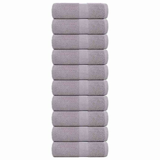 Gästetücher FROGN 10 Stk. Grau 30x50 cm 360 g/m²