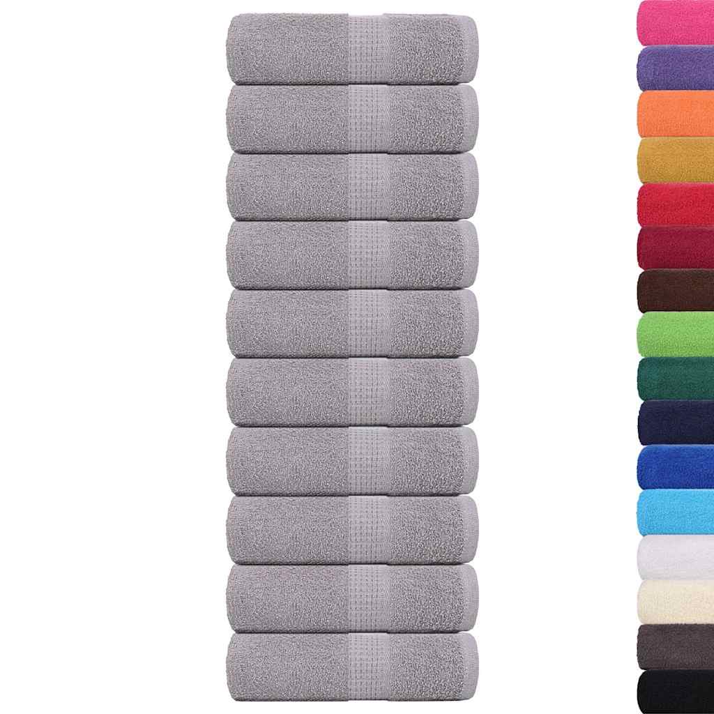 Serviettes d'invités FROGN 10 p. Gris 30x50 cm 360 g/m²