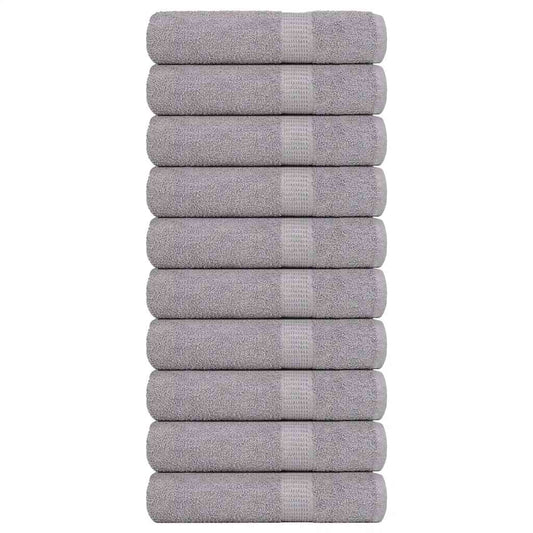 Handtücher FROGN 10 Stk. Grau 50x100 cm 360 g/m²