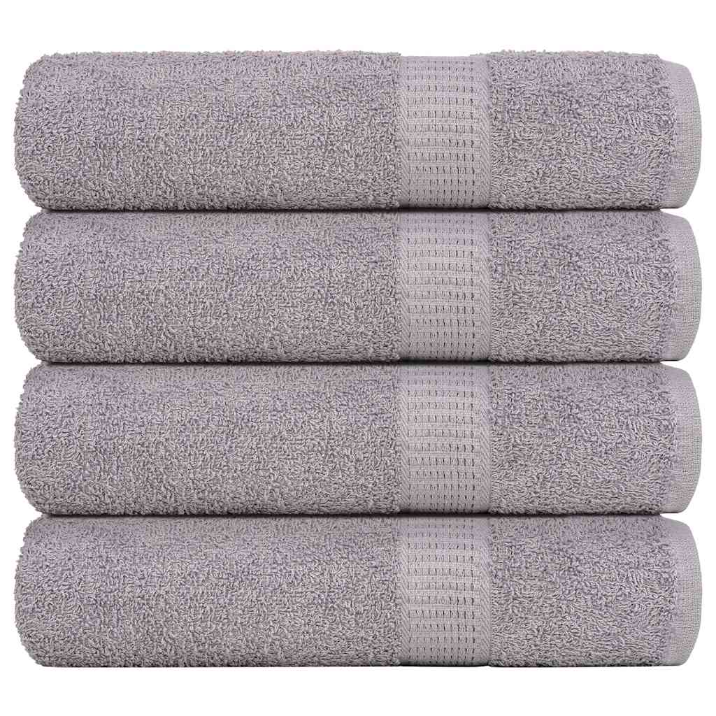 Draps de douche FROGN 4 pièces Gris 70x140 cm 360 g/m²