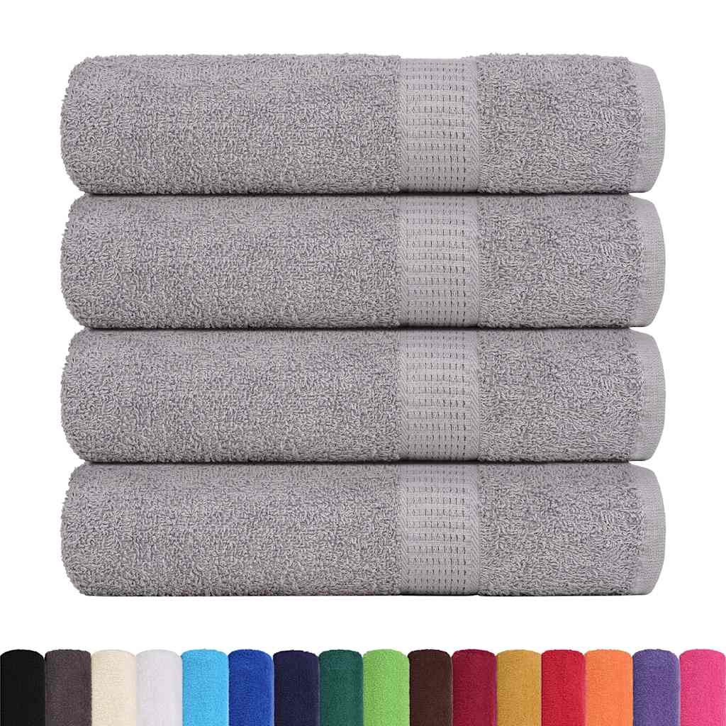 Draps de douche FROGN 4 pièces Gris 70x140 cm 360 g/m²