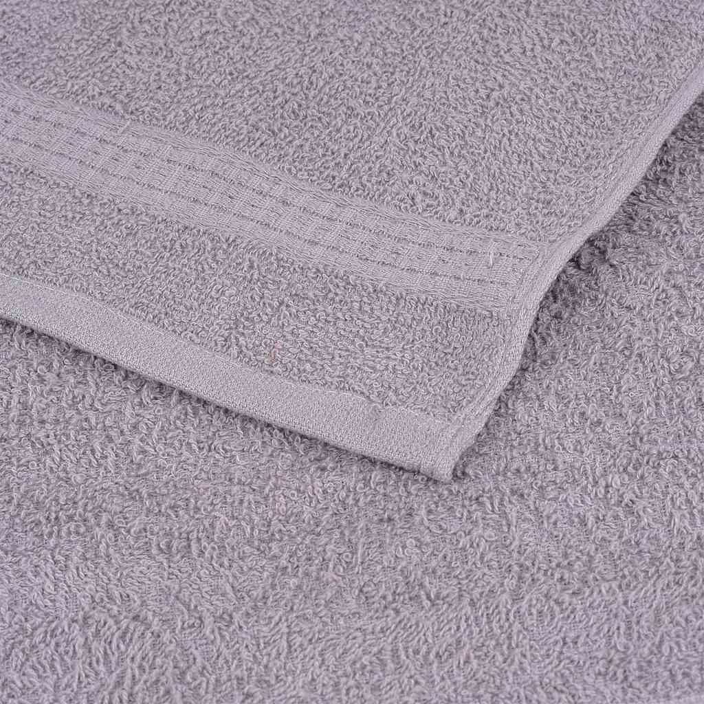 Draps de douche FROGN 4 pièces Gris 70x140 cm 360 g/m²