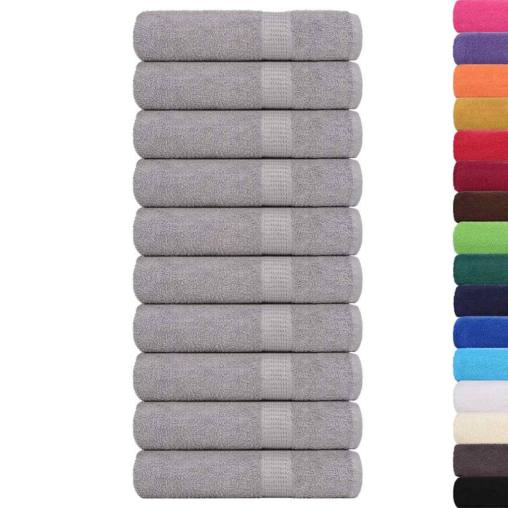 Draps de douche FROGN 10 pièces Gris 70x140 cm 360 g/m²