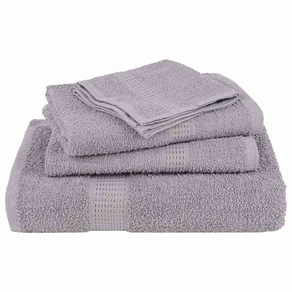 Draps de douche FROGN 10 pièces Gris 70x140 cm 360 g/m²