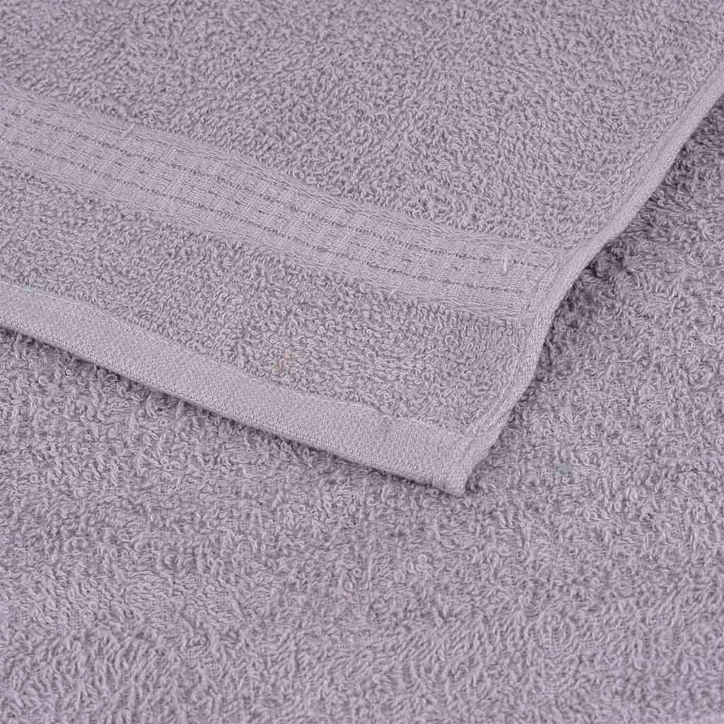 Draps de douche FROGN 10 pièces Gris 70x140 cm 360 g/m²