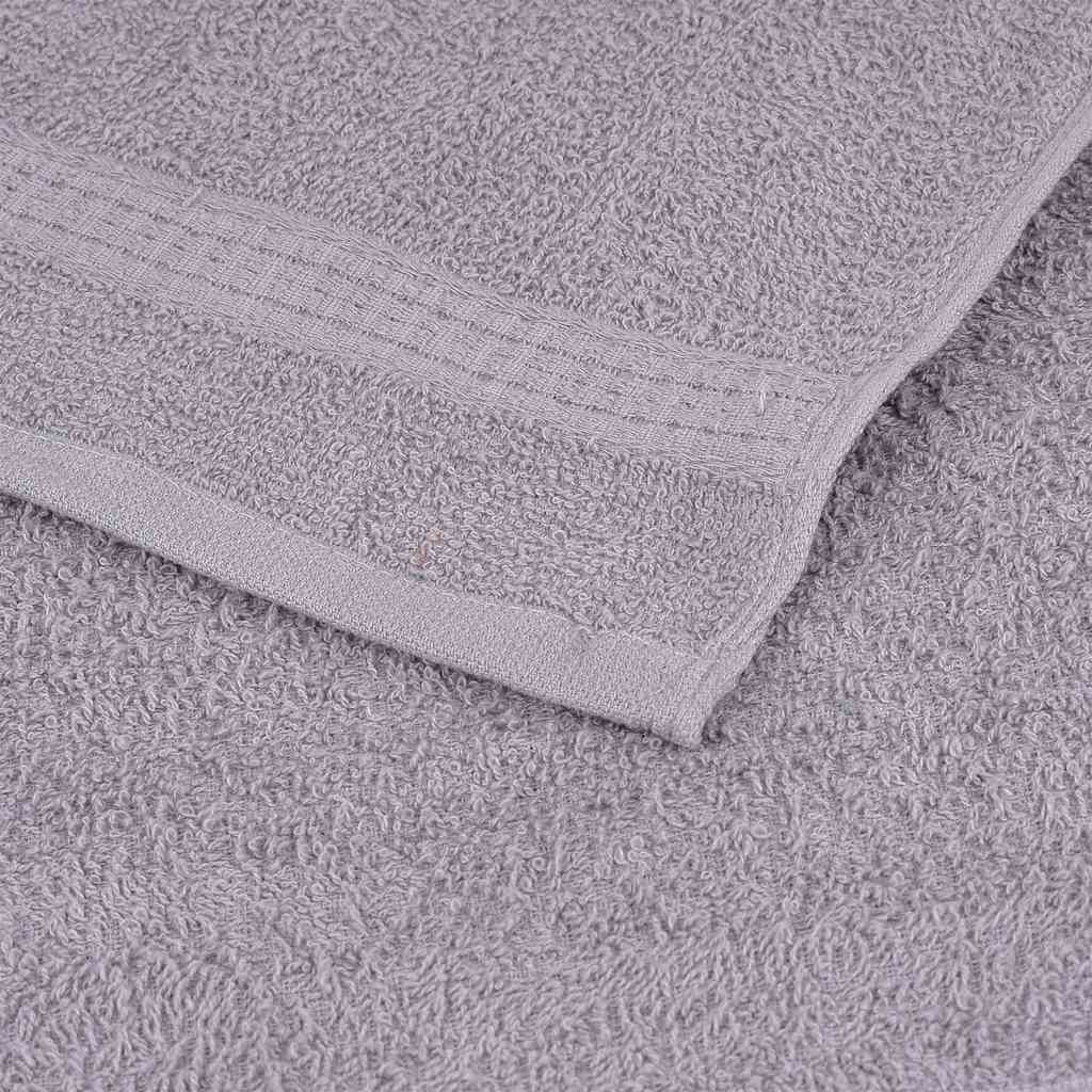 Serviettes de sauna FROGN 2 pces Gris 80x200 cm 360 g/m²