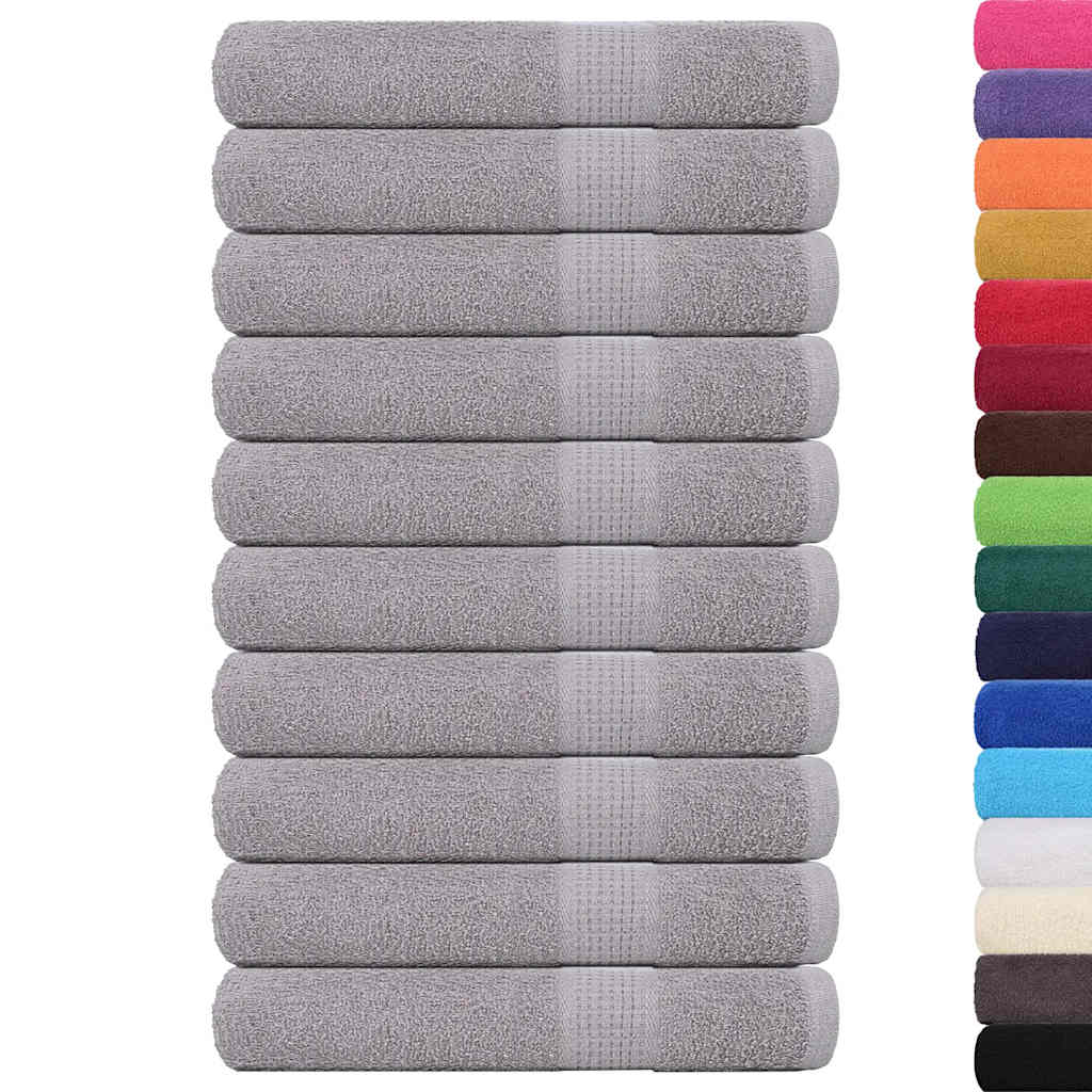 Sauna Towels FROGN 10 pcs. Grey 80x200 cm 360 g/m²
