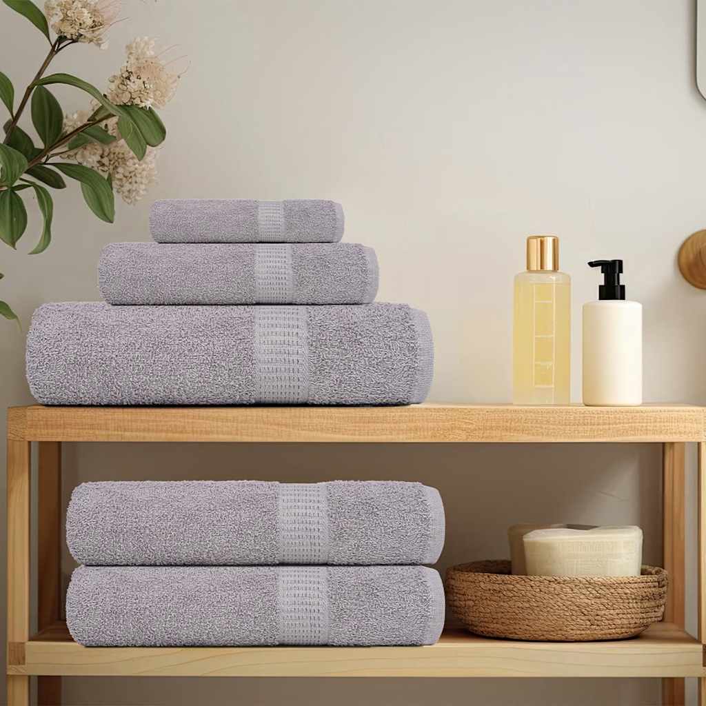 Handtücher FROGN 10 Stk. Grau 100x200 cm 360 g/m²