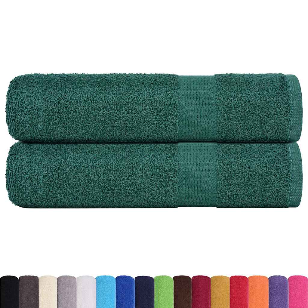 Bath Towels FROGN 2 pcs. Green 70x140 cm 360 gsm