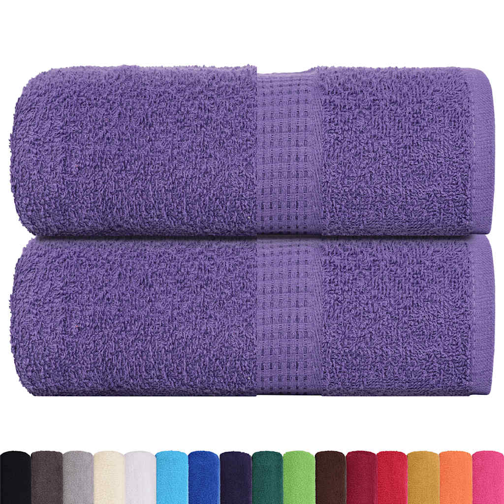 Gants de toilette FROGN 2 pcs Violet 30x30 cm 360 g/m²
