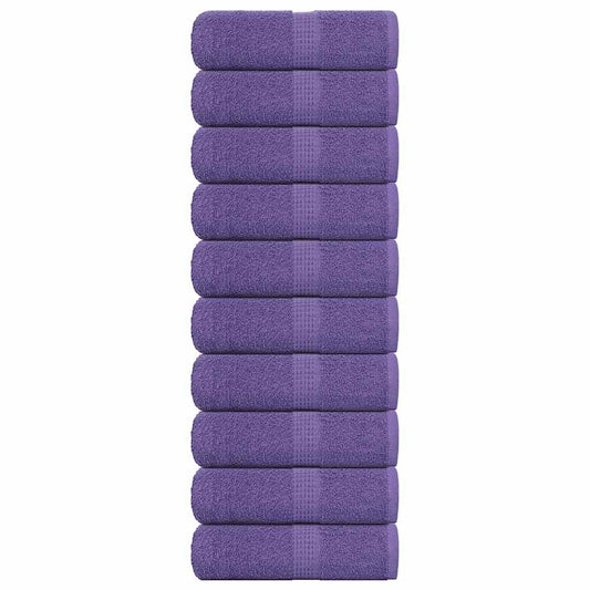 Gästetücher FROGN 10 Stk. Lila 30x50 cm 360 g/m²
