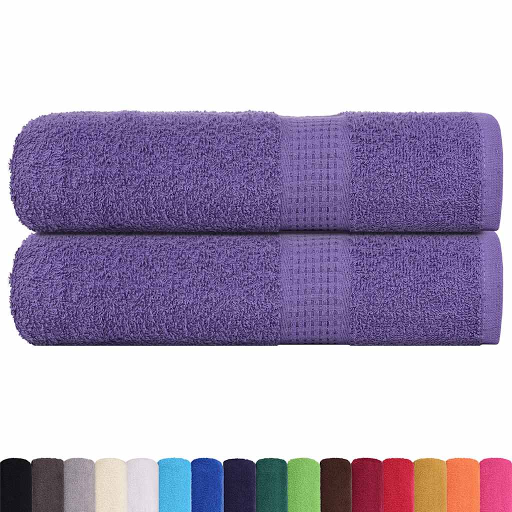 Draps de douche FROGN 2 p. Mauve 70x140 cm 360 g/m²