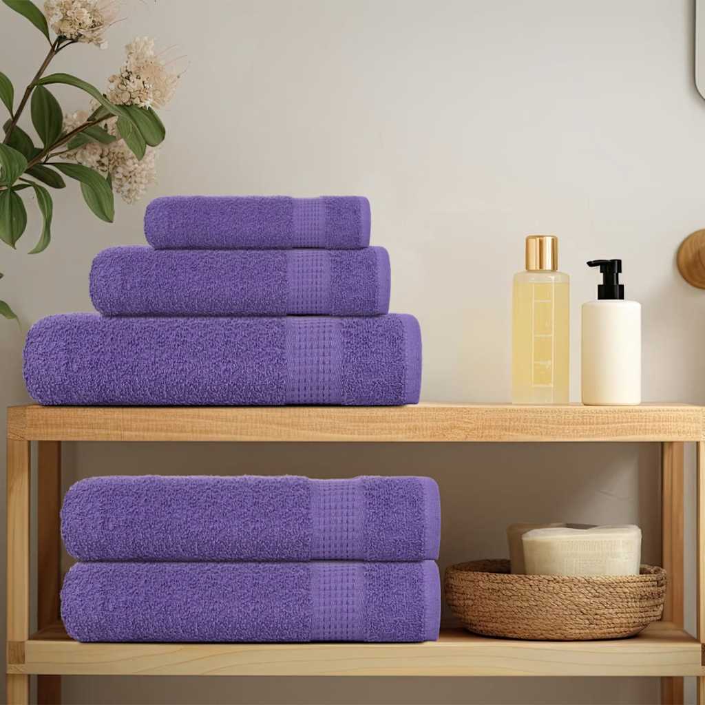 Duschtücher FROGN 10 Stk. Lila 70x140 cm 360 g/m²