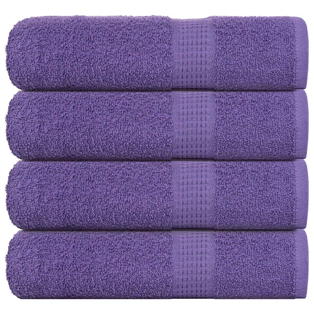 Bath towels FROGN 4 pcs. Purple 100x150 cm 360 g/m²