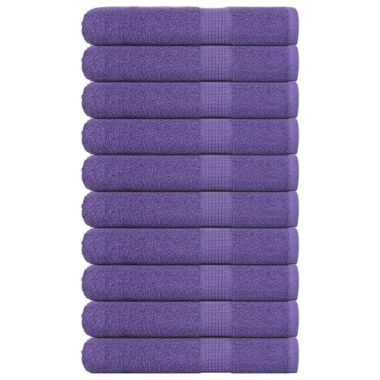 Saunatücher FROGN 10 Stk. Lila 80x200 cm 360 g/m²