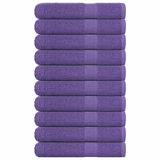 Handtücher FROGN 10 Stk. Lila 100x200 cm 360 g/m²