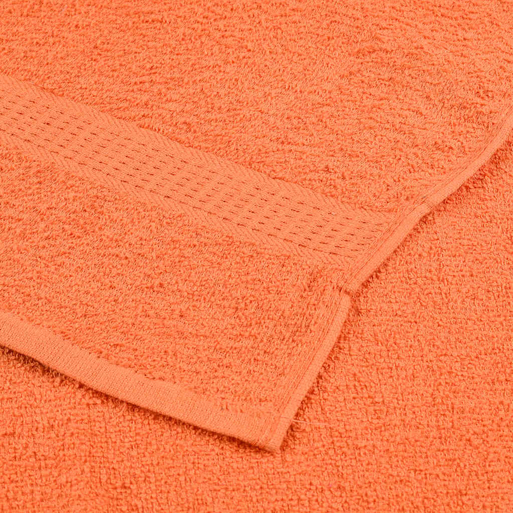 Serviettes de bain FROGN 10 p. Orange 100x150 cm 360 g/m²