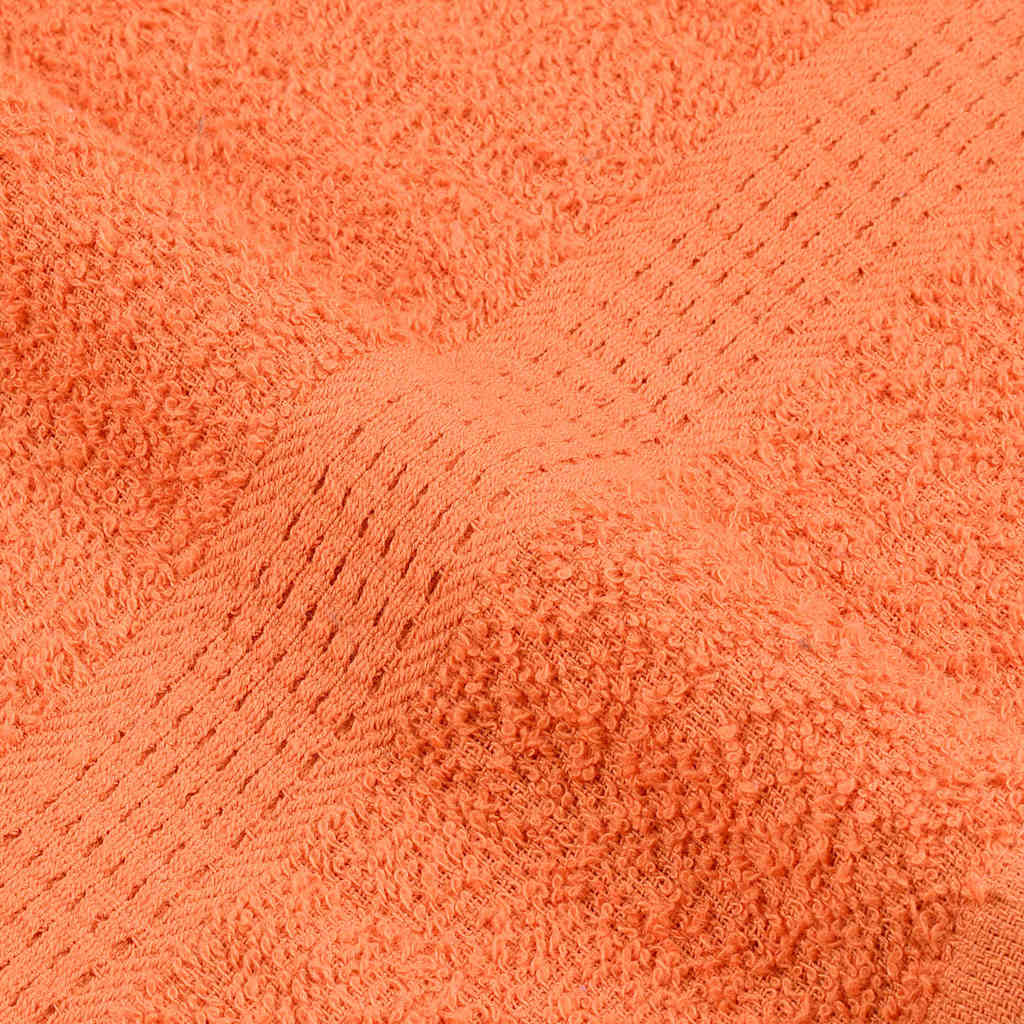 Serviettes de bain FROGN 10 p. Orange 100x150 cm 360 g/m²