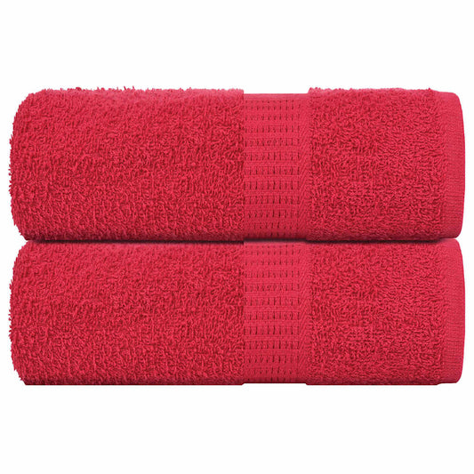 Waschtücher FROGN 2 Stk. Rot 30x30 cm 360 g/m²