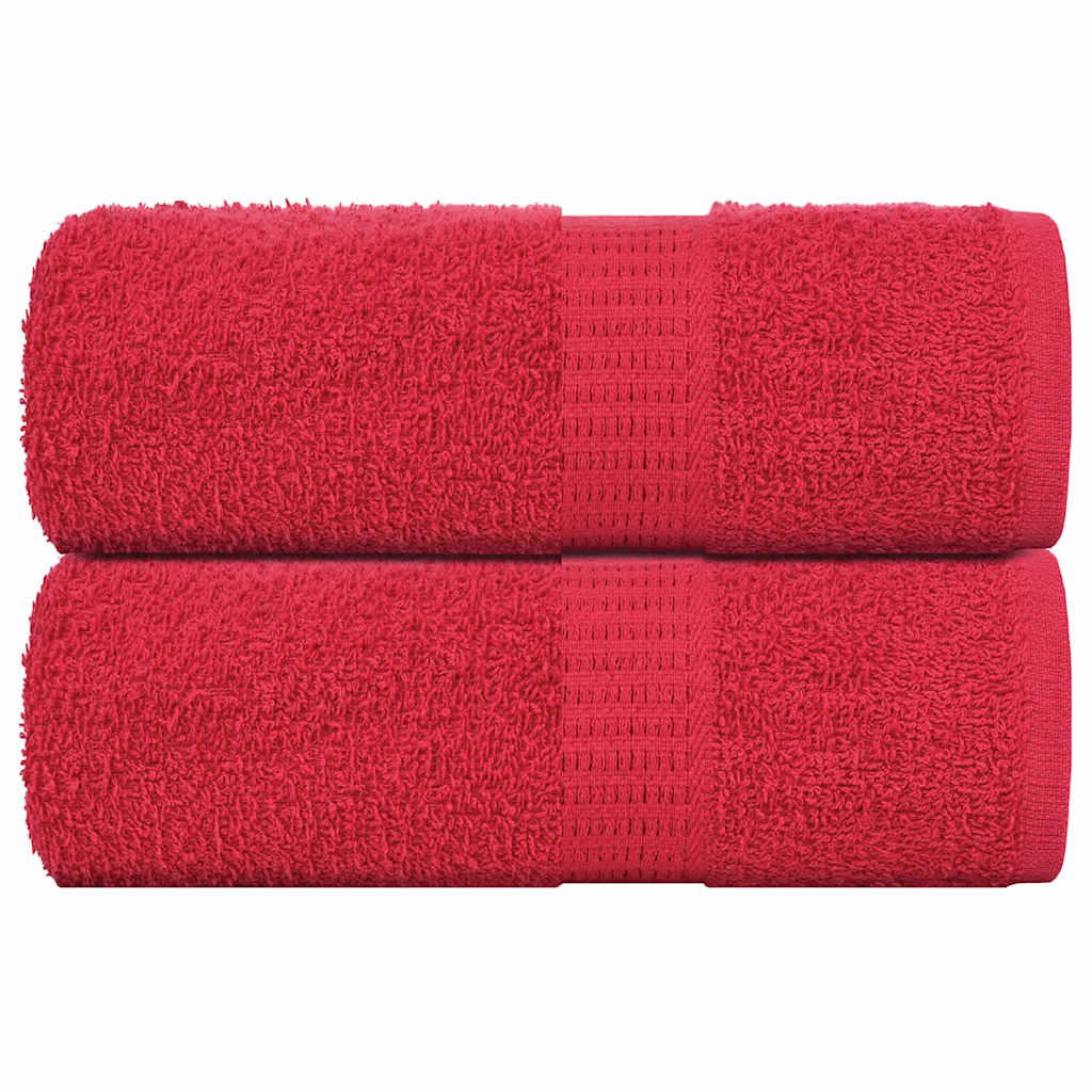 Serviettes d'invités FROGN 2 p. Rouge 30x50 cm 360 g/m²