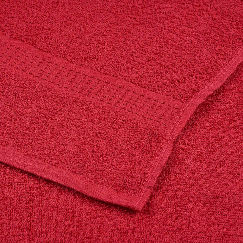 Serviettes invités FROGN 4 p. Rouge 30x50 cm 360 g/m²