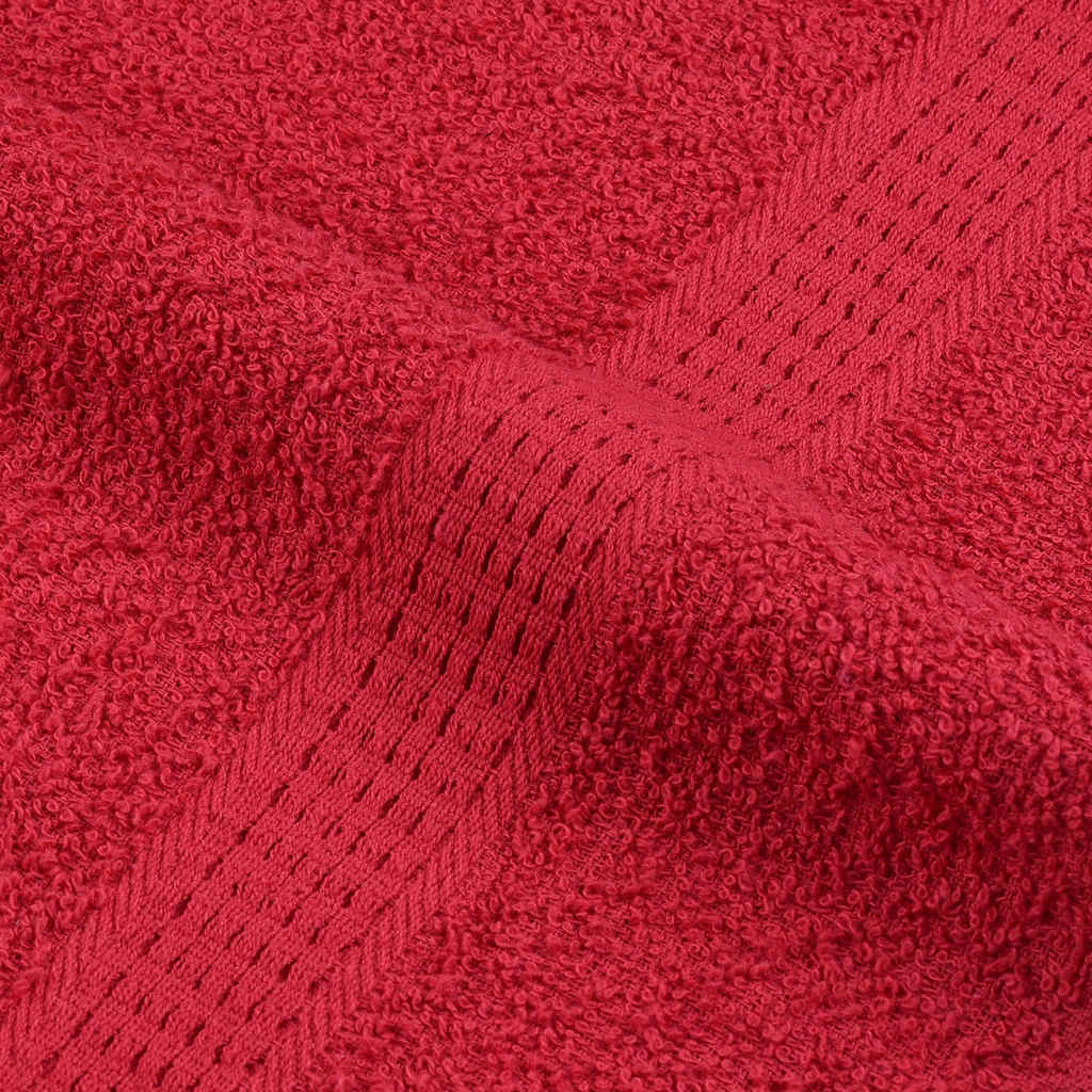 Serviettes invités FROGN 4 p. Rouge 30x50 cm 360 g/m²