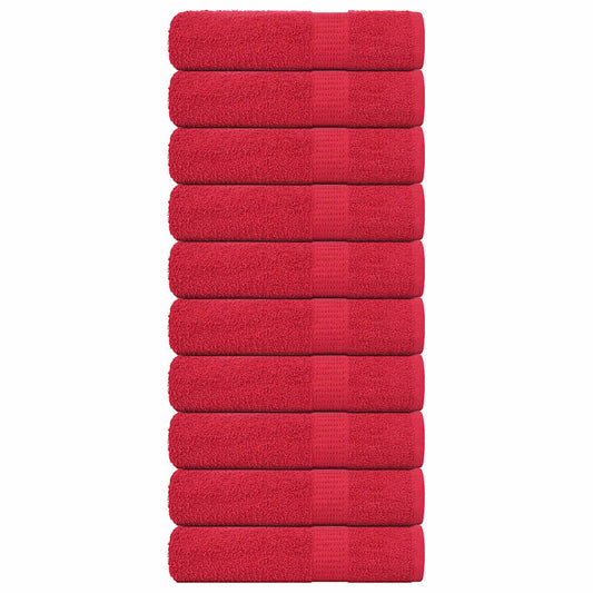 Duschtücher FROGN 10 Stk. Rot 70x140 cm 360 g/m²