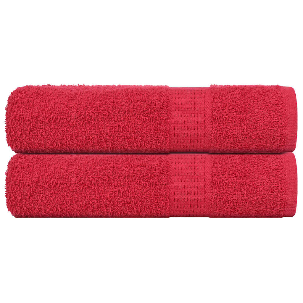Bath towels FROGN 2 pcs. Red 100x150 cm 360 g/m²