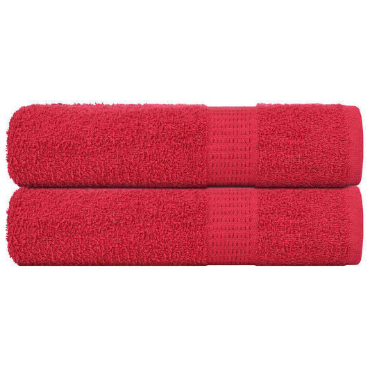 Badetücher FROGN 2 Stk. Rot 100x150 cm 360 g/m²
