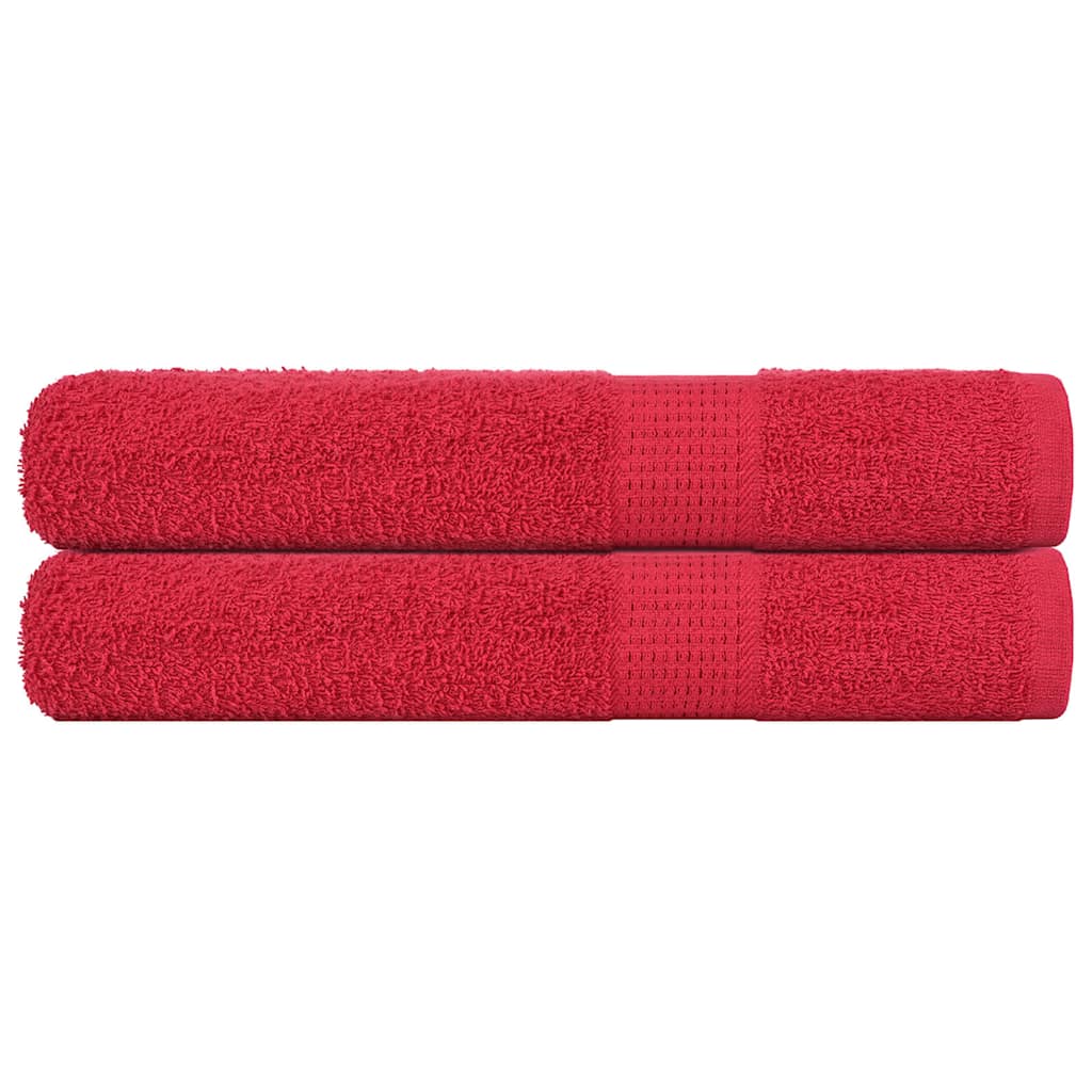 Towels FROGN 2 pcs. Red 100x200 cm 360 gsm