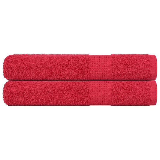 Handtücher FROGN 2 Stk. Rot 100x200 cm 360 g/m²