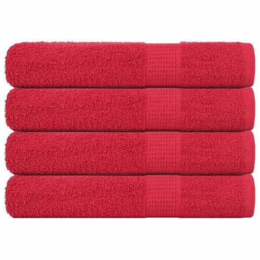 Handtücher FROGN 4 Stk. Rot 100x200 cm 360 g/m²