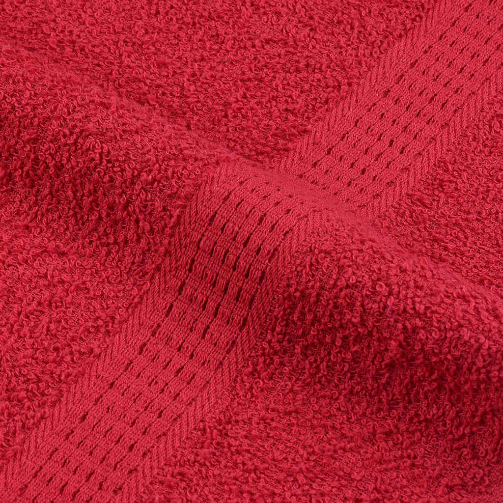 Serviettes FROGN 10 pces Rouge 100x200 cm 360 g/m²