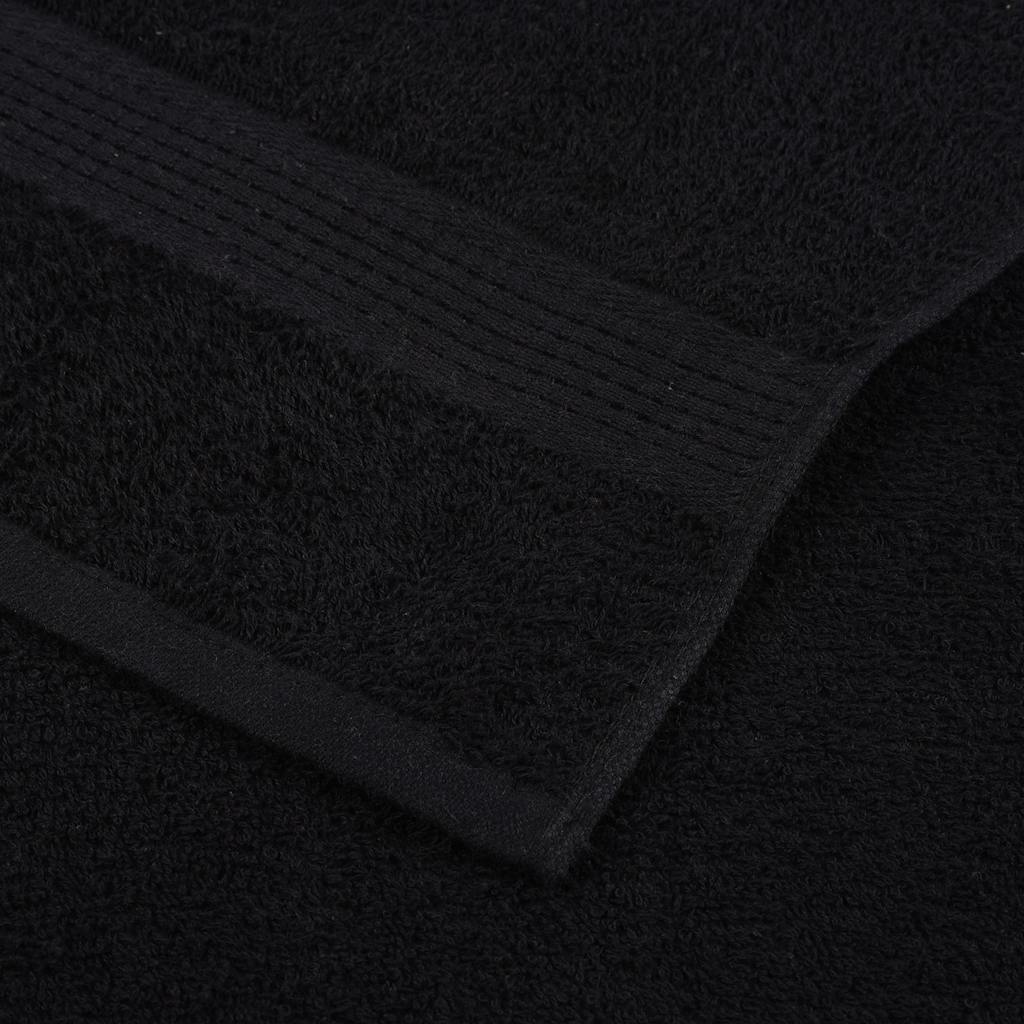 Gants de toilette FROGN 2 p. Noir 30x30 cm 360 g/m²
