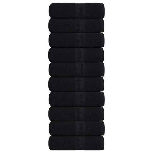 Waschtücher FROGN 10 Stk. Schwarz 30x30 cm 360 g/m²
