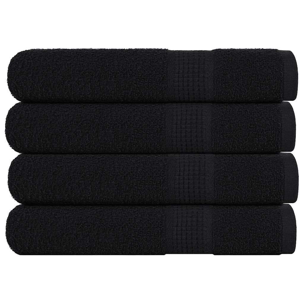 Sauna towels FROGN 4 pcs. Black 80x200 cm 360 gsm