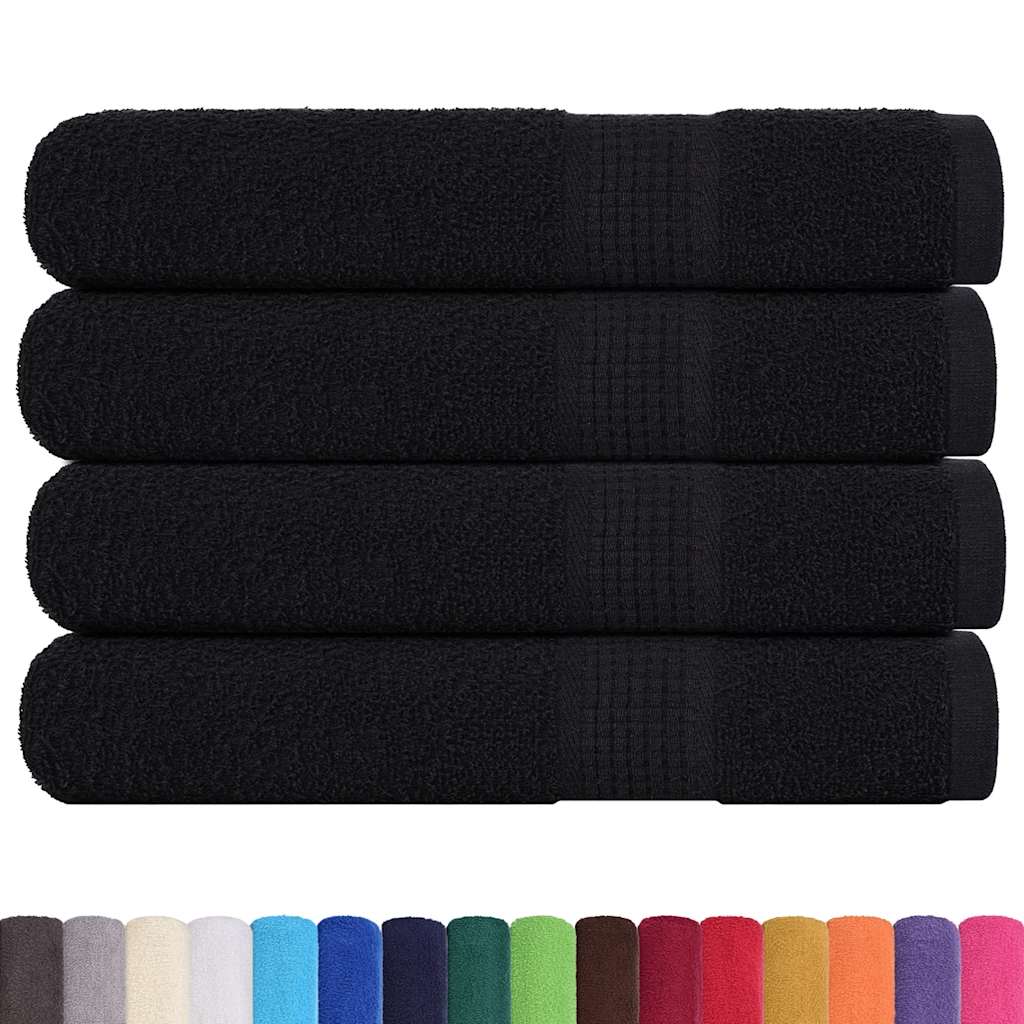 Sauna towels FROGN 4 pcs. Black 80x200 cm 360 gsm