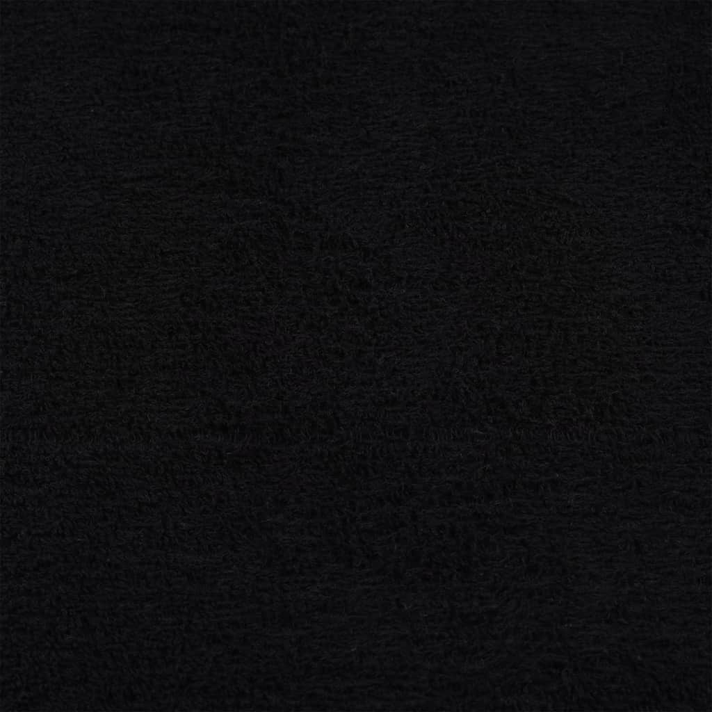 Handtücher FROGN 10 Stk. Schwarz 100x200 cm 360 g/m²