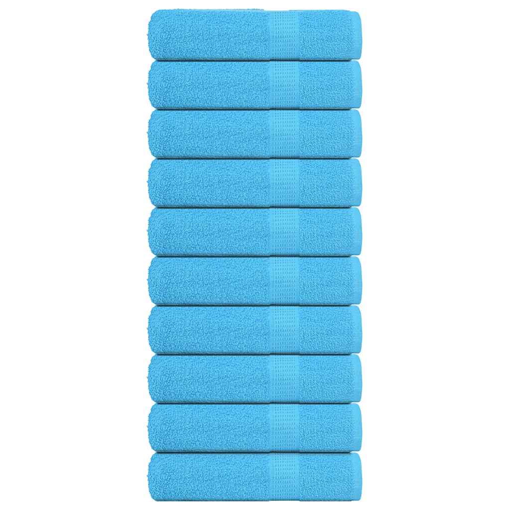 Bath towels FROGN 10 pcs. Turquoise 70x140 cm 360 gsm
