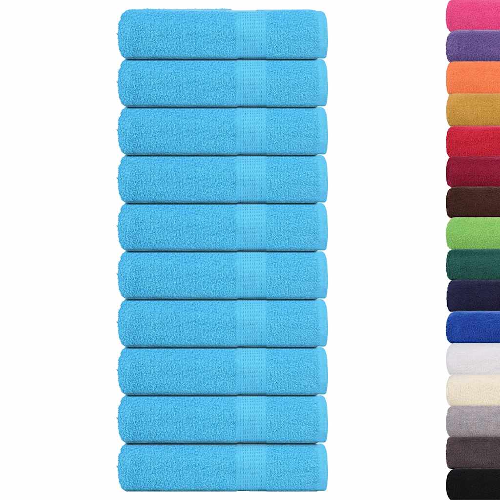 Bath towels FROGN 10 pcs. Turquoise 70x140 cm 360 gsm