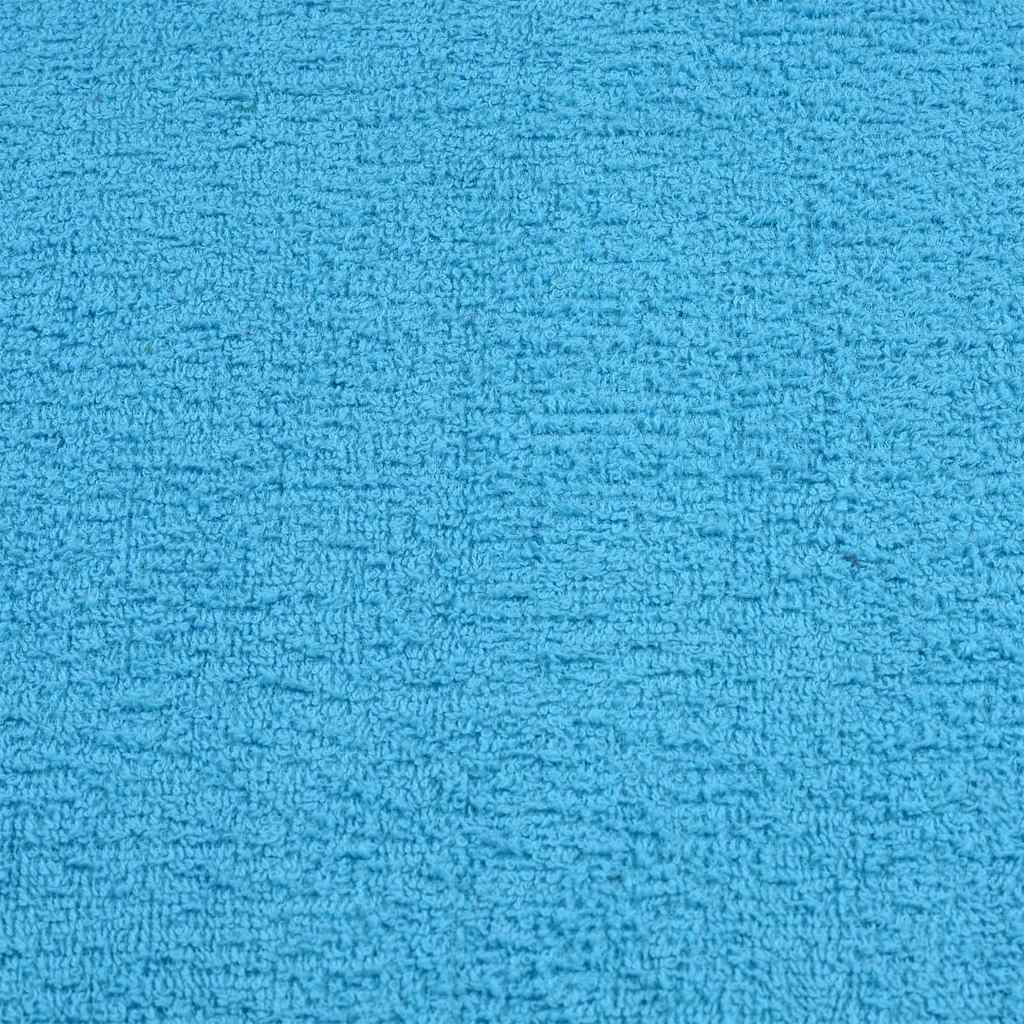 Serviettes de bain FROGN 2 p. Turquoise 100x150 cm 360 g/m²