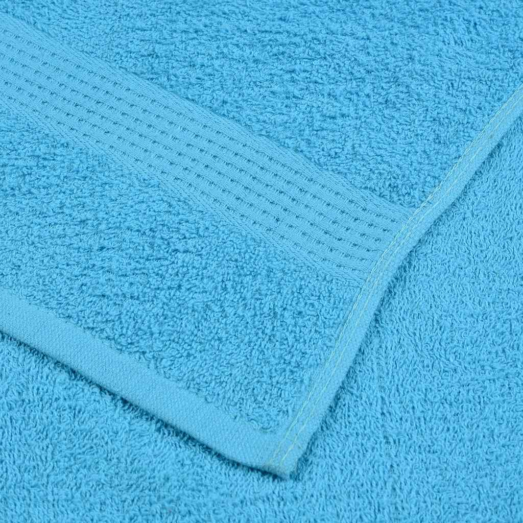 Serviettes de bain FROGN 2 p. Turquoise 100x150 cm 360 g/m²