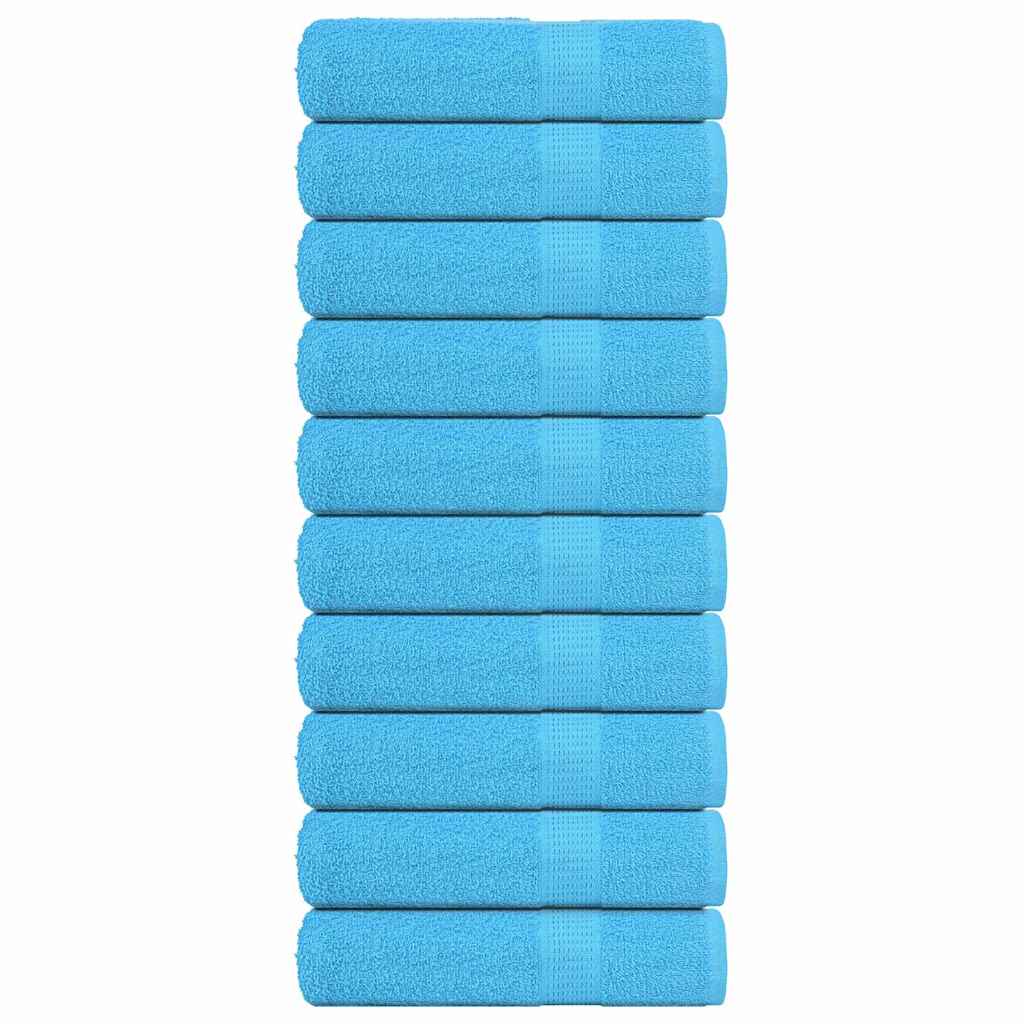 Serviettes de bain FROGN 10 pces. Turquoise 100x150 cm 360 g/m²