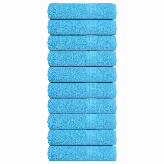 Bath Towels FROGN 10 pcs. Turquoise 100x150 cm 360 gsm