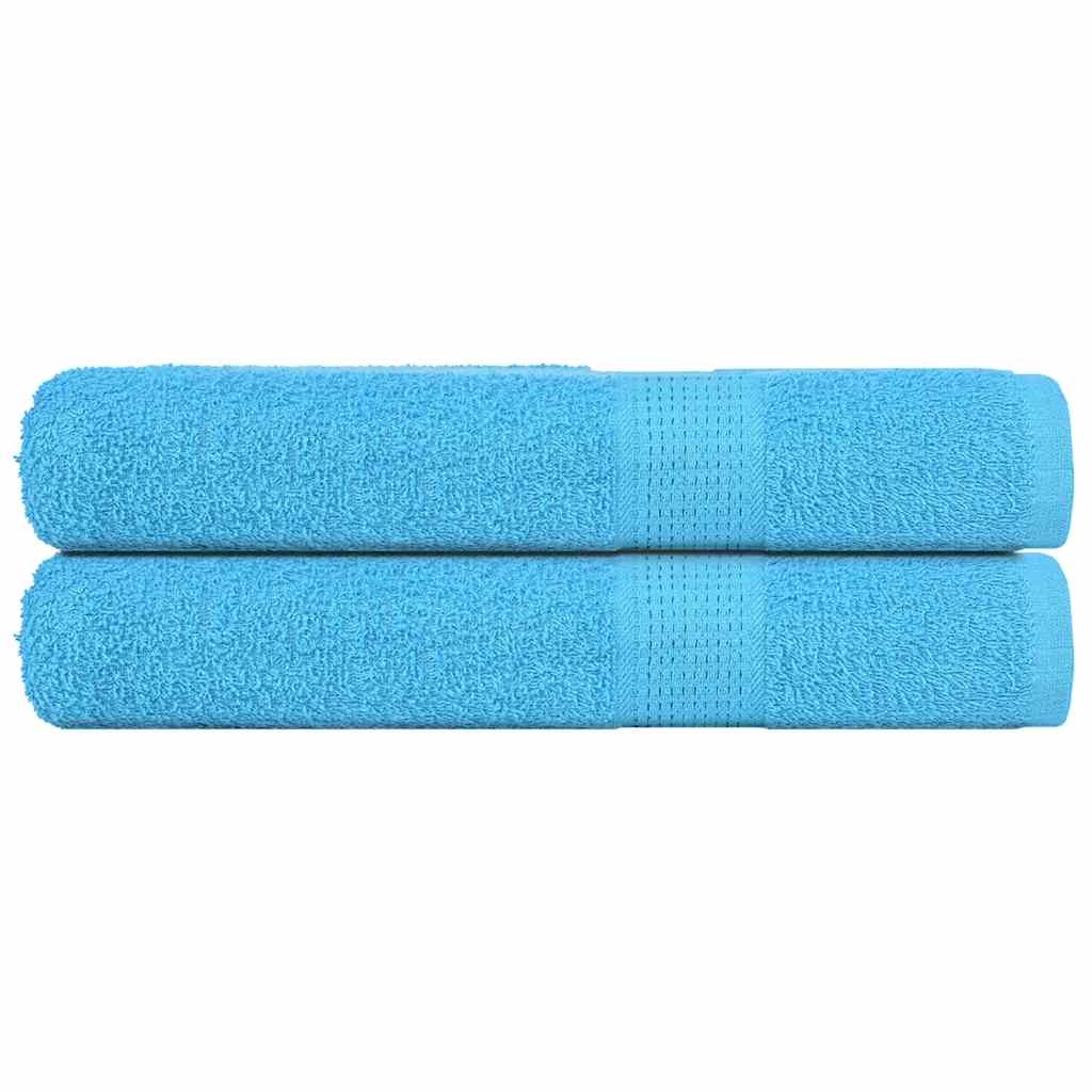 Serviettes de sauna FROGN 2 pcs Turquoise 80x200 cm 360 g/m²