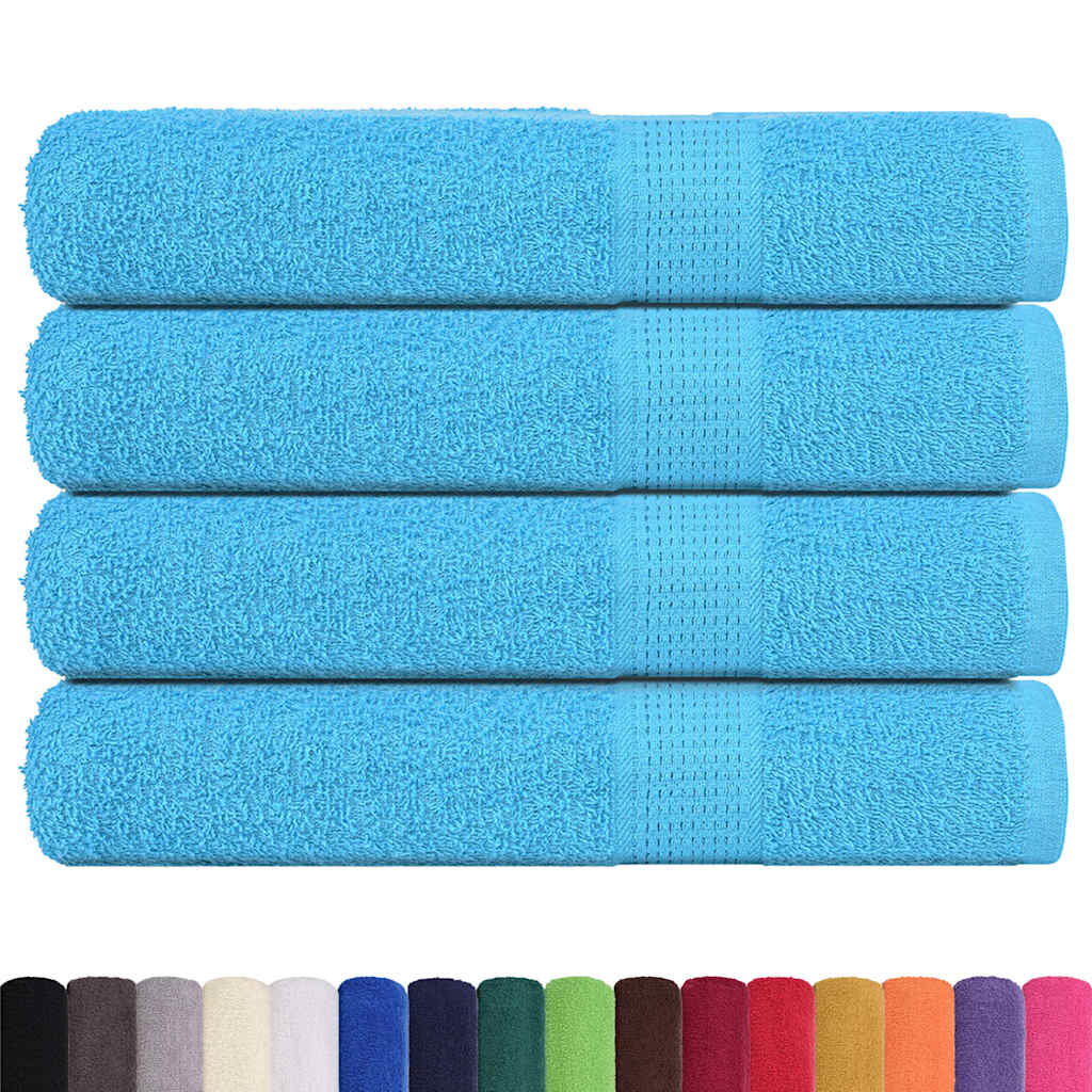 Saunatücher FROGN 4 Stk. Türkis 80x200 cm 360 g/m²