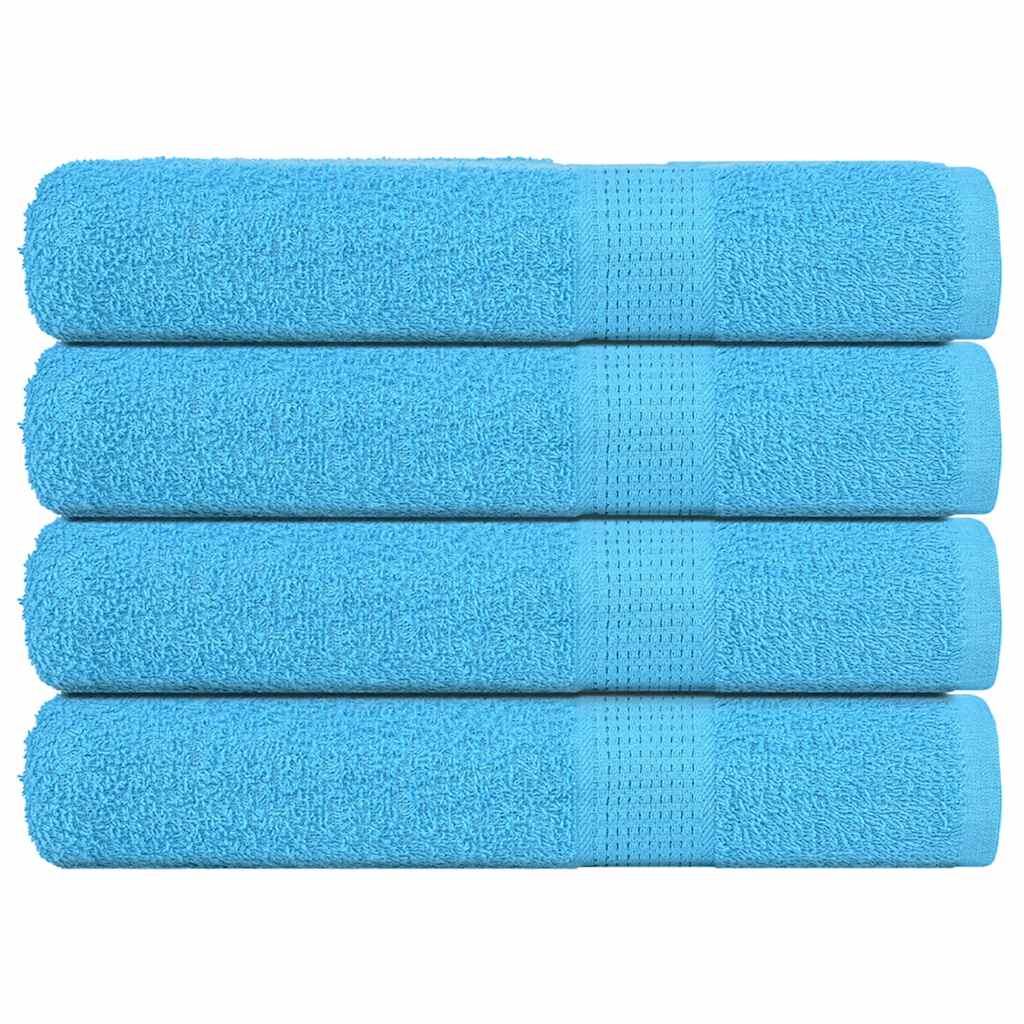 Towels FROGN 4 pcs. Turquoise 100x200 cm 360 g/m²