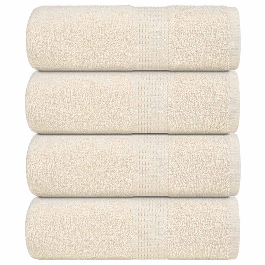 Gants de toilette FROGN 4 p. Crème 30x30 cm 360 g/m²
